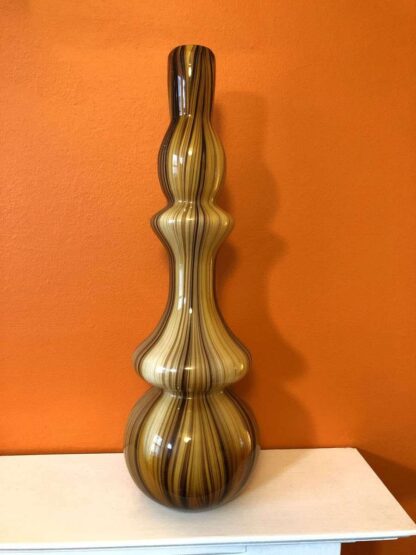 vintage hand-blown glass vase