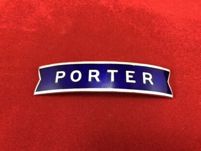 vintage British Rail porter's cap badge