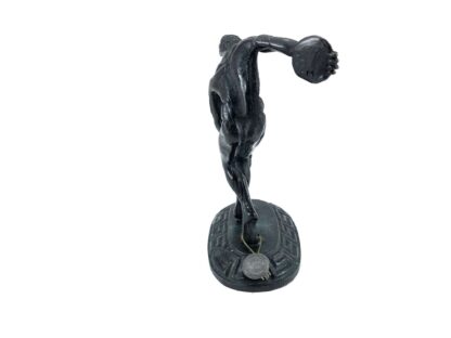 Vintage Discobolus of Myron bronze figurine