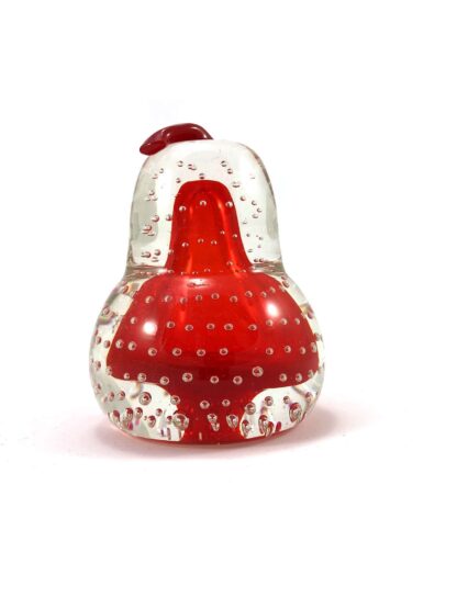 Red pear paperweight
