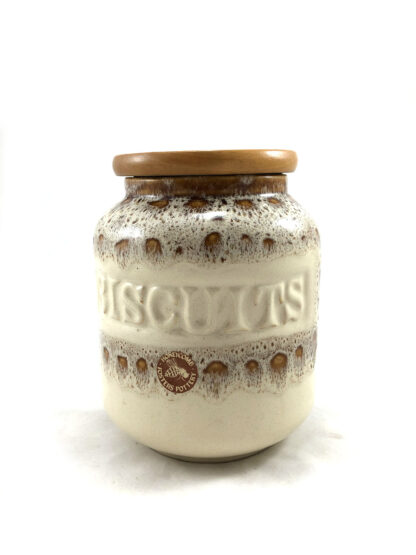 Fosters Honeycomb biscuit jar
